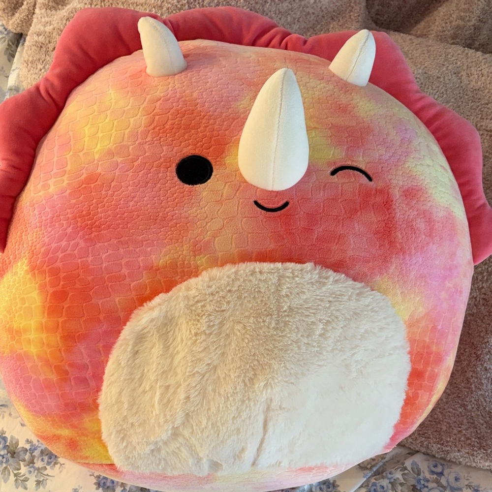 Trinity Plush in Pink and Orange